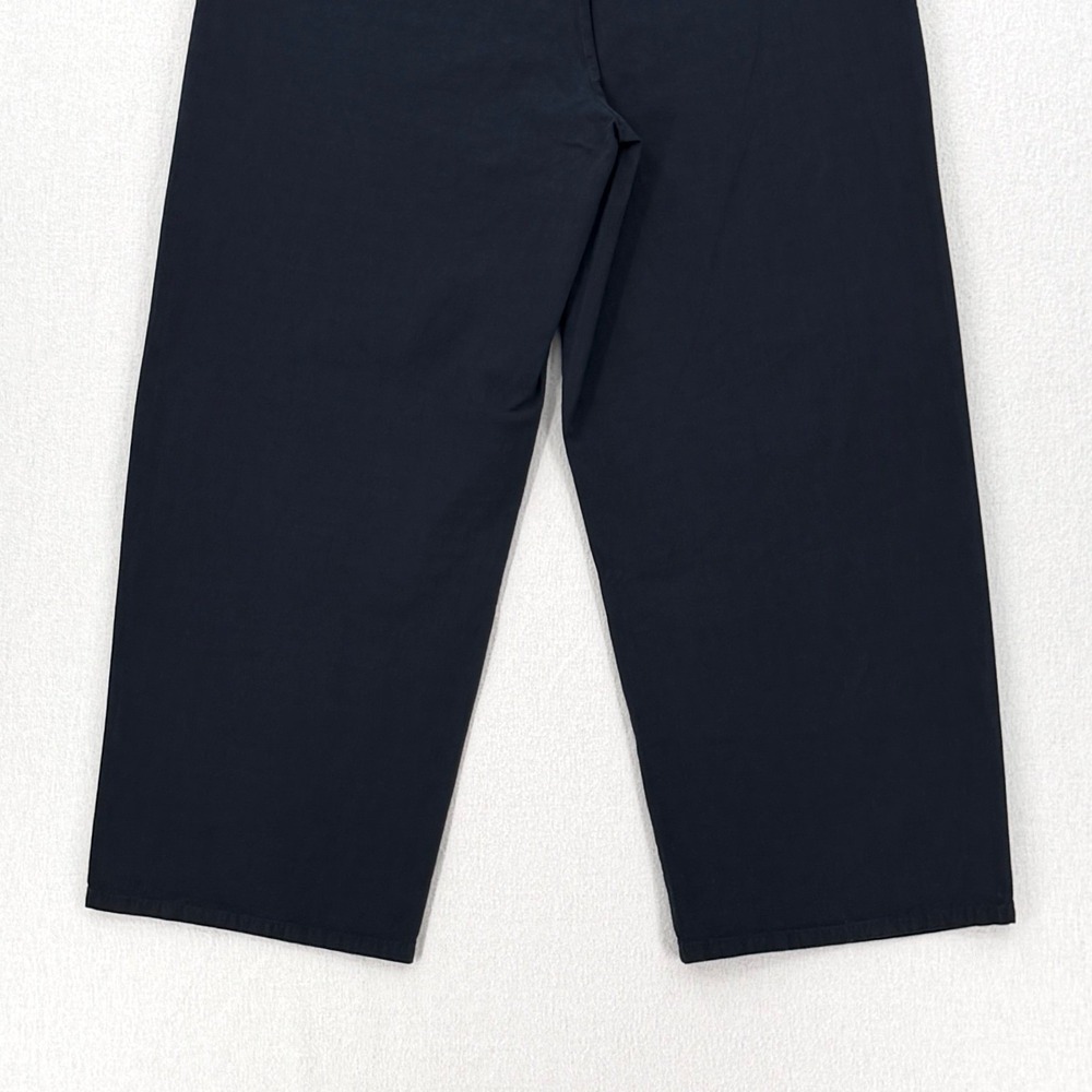 RUDY JUDE Pleated Trousers Pants Womens Black Indigo Size 2 High Rise Wide Leg - Picture 8 of 16